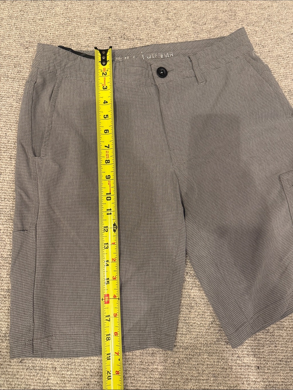 O'NEILL CROSSOVER HYBRID LIGHTWEIGHT MENS GRAY CARGO BOARD SHORTS SIZE 30 WAIST - Picture 12 of 15